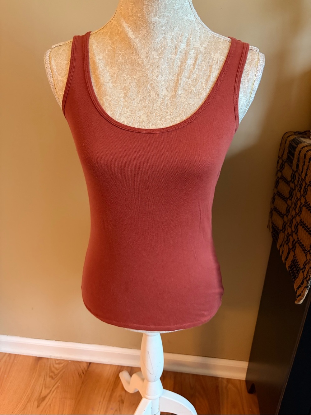 Peruvian Connection Rust Tank Top